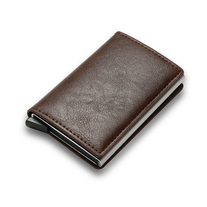 Porta carte di credito in fibra di carbonio Portafogli da uomo RFID Nero Magic Trifold in pelle Slim Mini Portafoglio Piccolo porta soldi Portafogli da uomo Portafoglio da donna